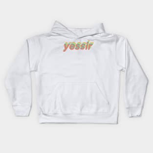 Yessir Merch Kids Hoodie